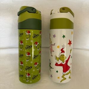 The Grinch Themed Water Bottles and tumbler